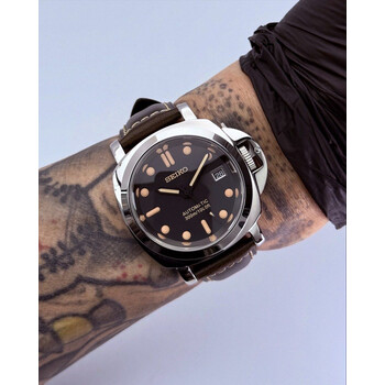 Custom Seiko Mod • Fauxtina Luminor PAM • 40mm